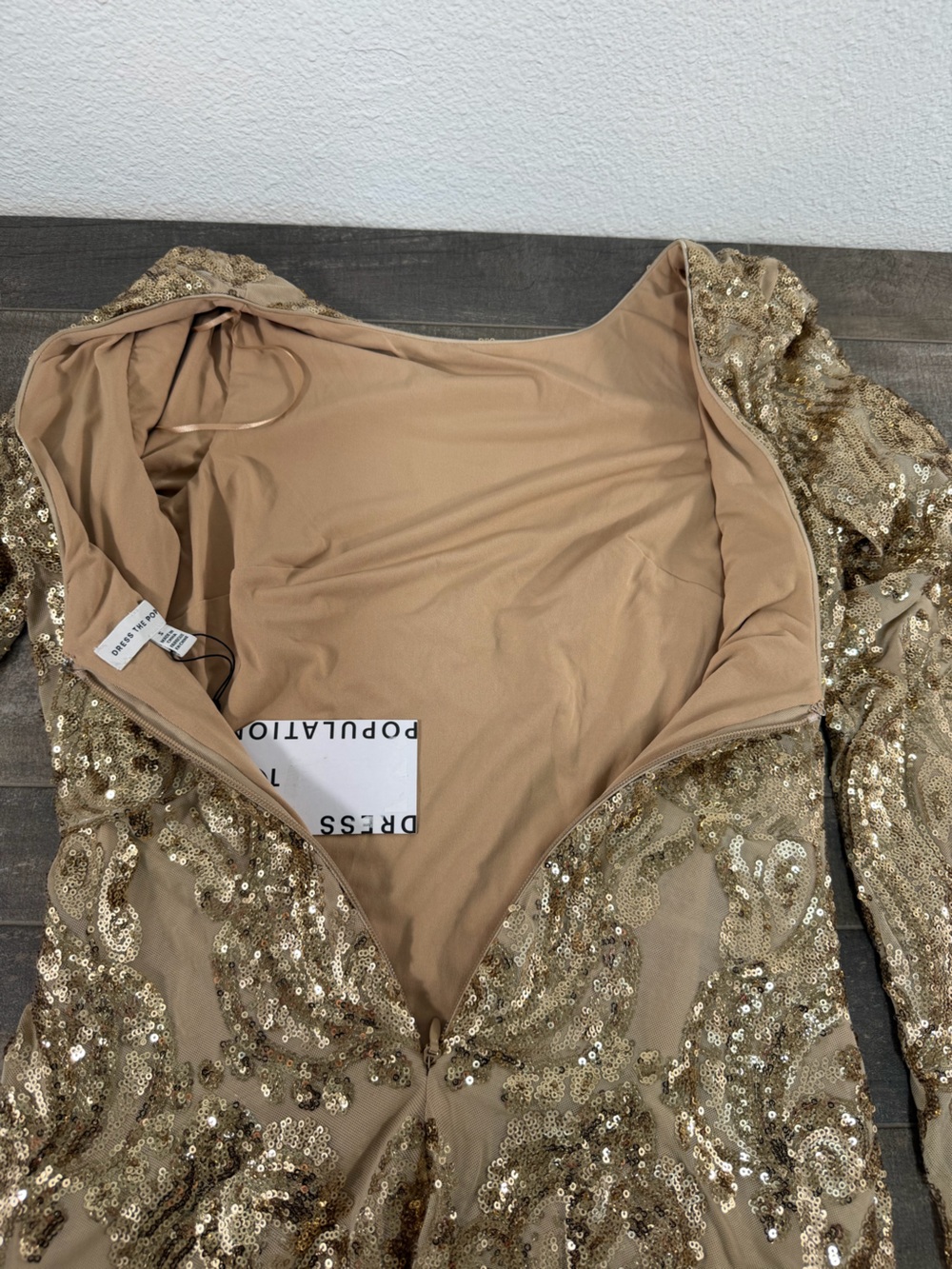 NEW Dress the Population Lola Hold Sequin Mini Dress - Picture 11 of 12